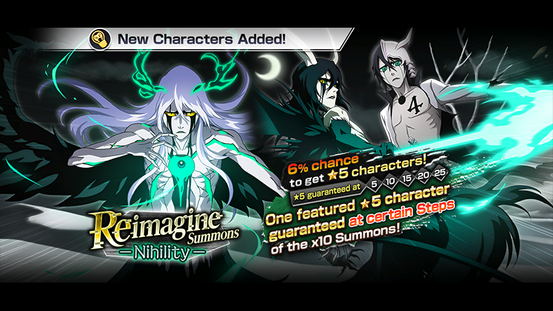 Bleach Brave Souls Reimagine Summons Nihility Steam News