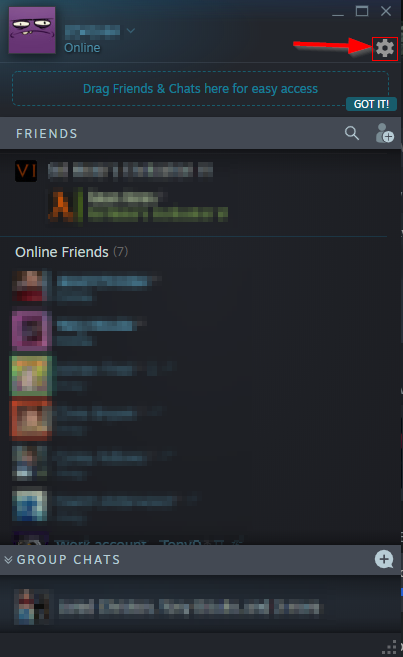 How to stop Steam from signing into friends & chat, auto log in, PS4