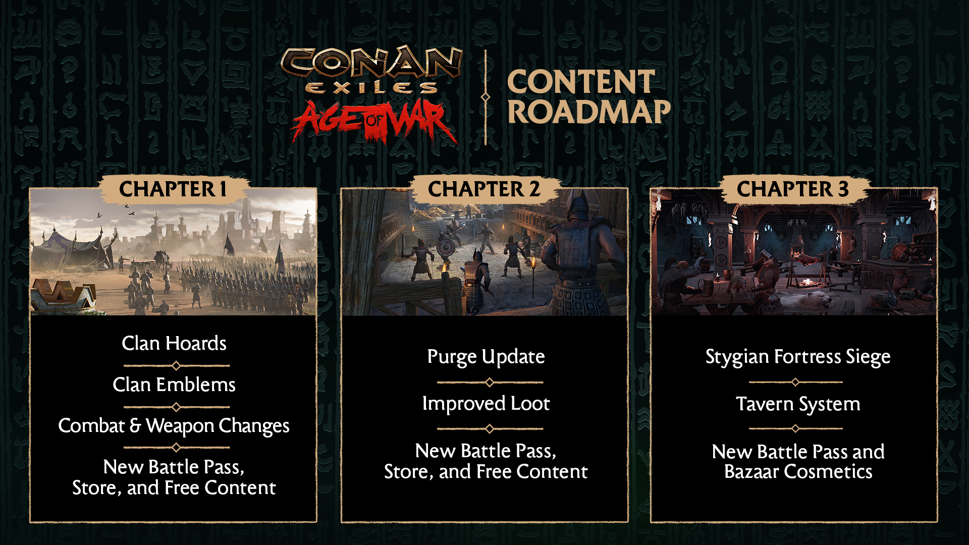 Steam :: Conan Exiles :: Age of War — дата выхода третьей главы и главные  нововведения