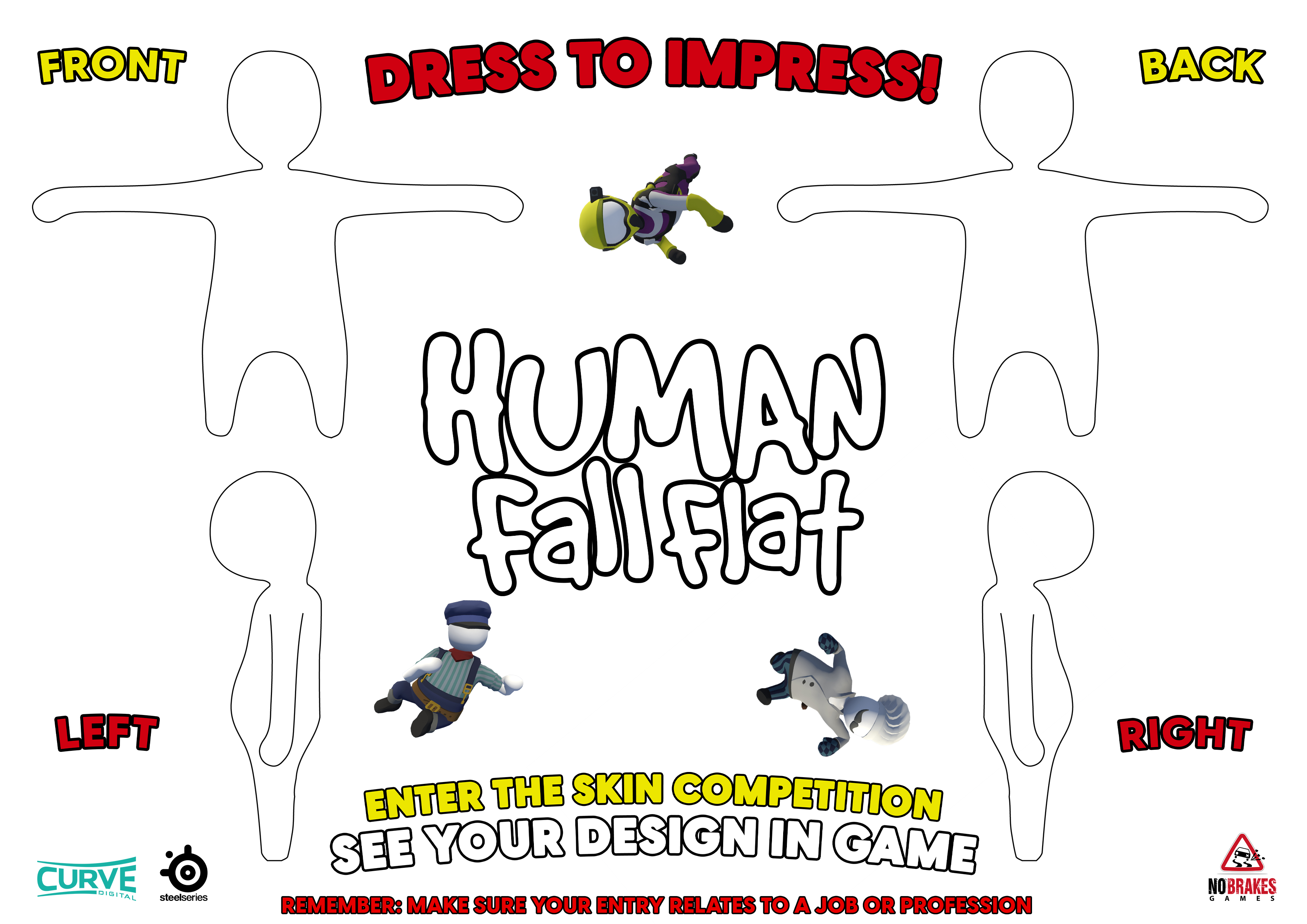 Steam :: Human Fall Flat :: The Human: Fall Flat Skin Competition is here