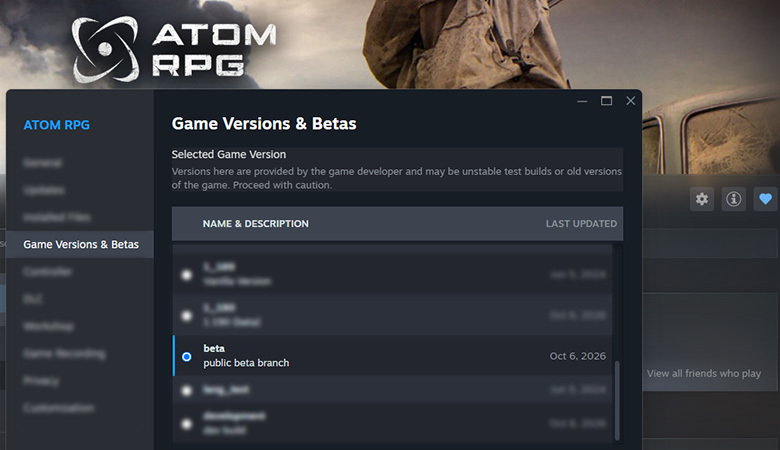 NEWS - Atom RPG : Anniversaire, mise à jour bêta, DLC Plague Island & coopération 2 Atom RPG
