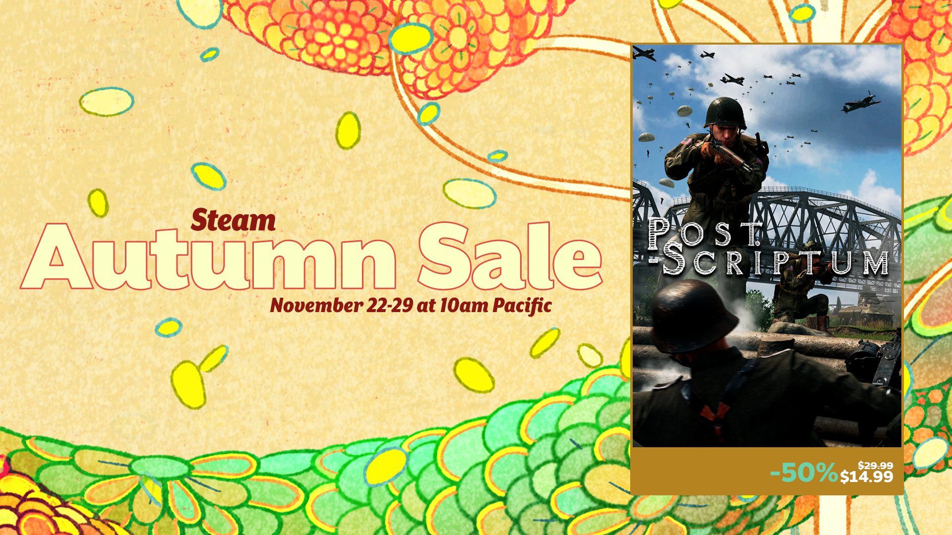 The Steam Autumn Sale kicks off next week on Tuesday