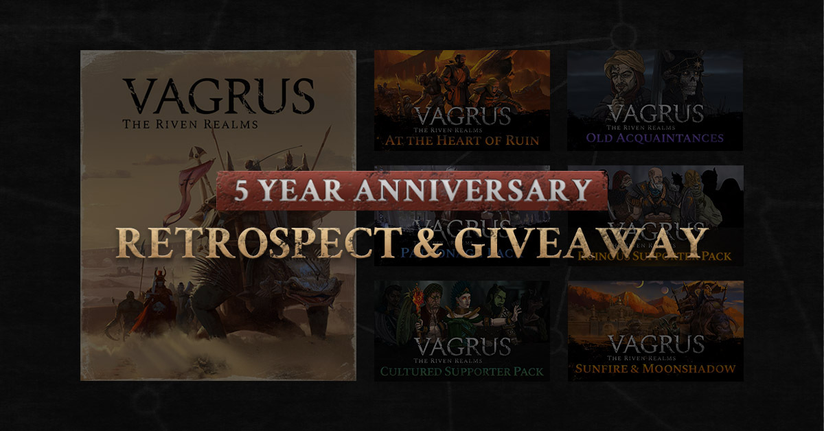 NEWS - Vagrus - The Riven Realms : 5 ans, souvenirs & concours 1 Vagrus - The Riven Realms