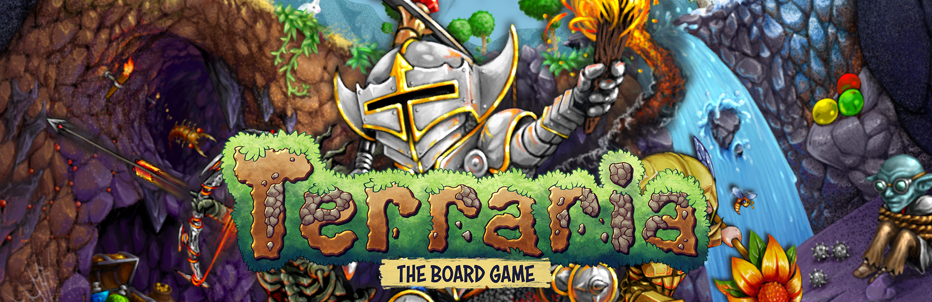 Terraria: The Board Game de Re-Logic + Paper Fort Games [KS en Mayo 2024]