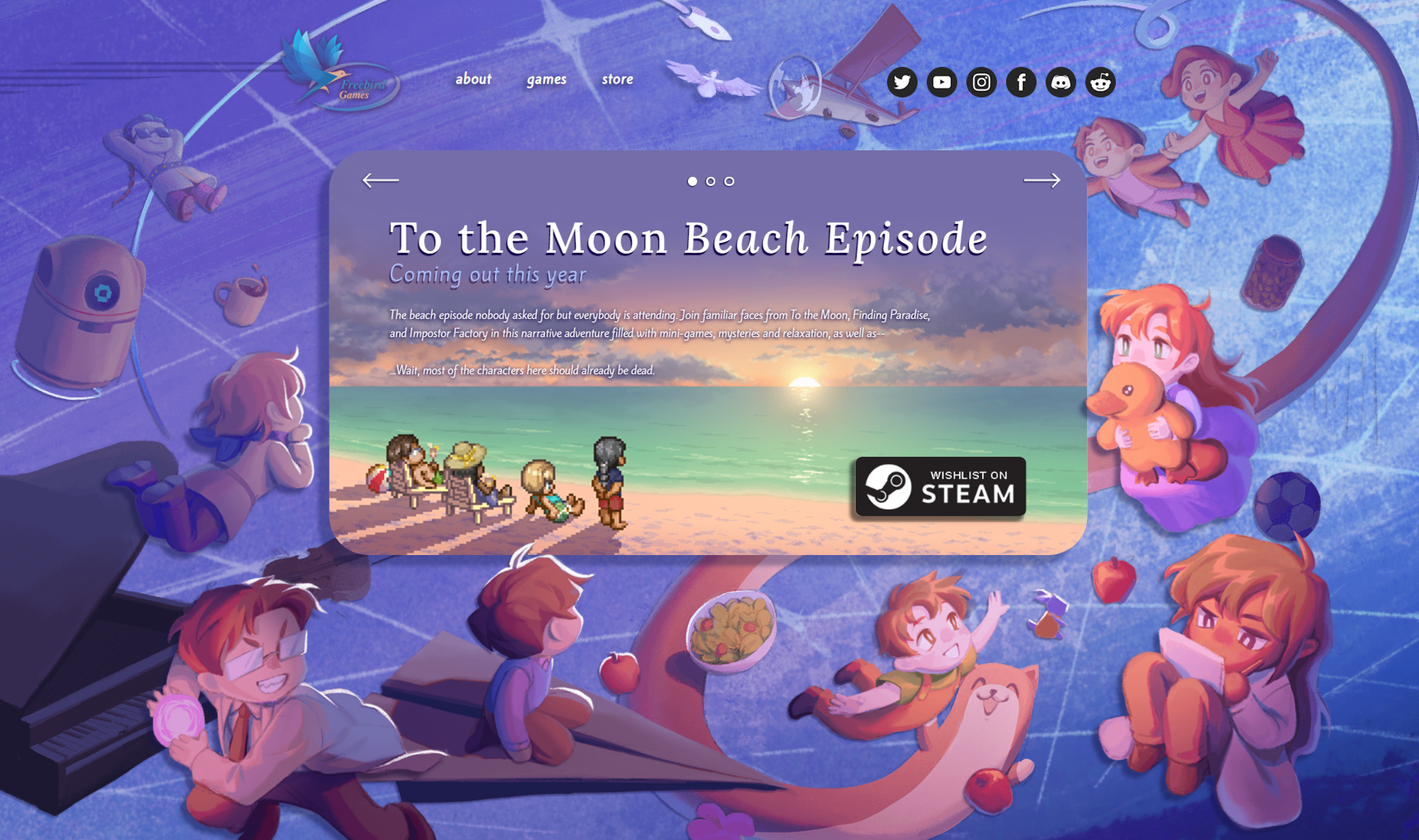 Steam :: To the Moon :: New Freebird website launch!