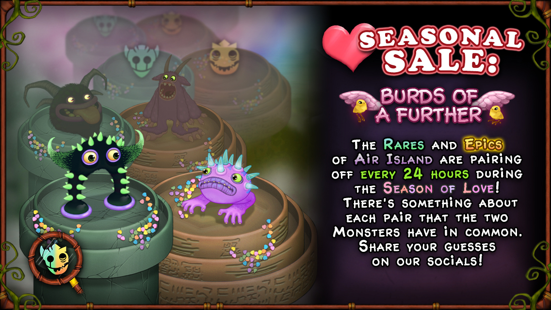 Steam :: My Singing Monsters :: Operation L-O-V-E has commenced!