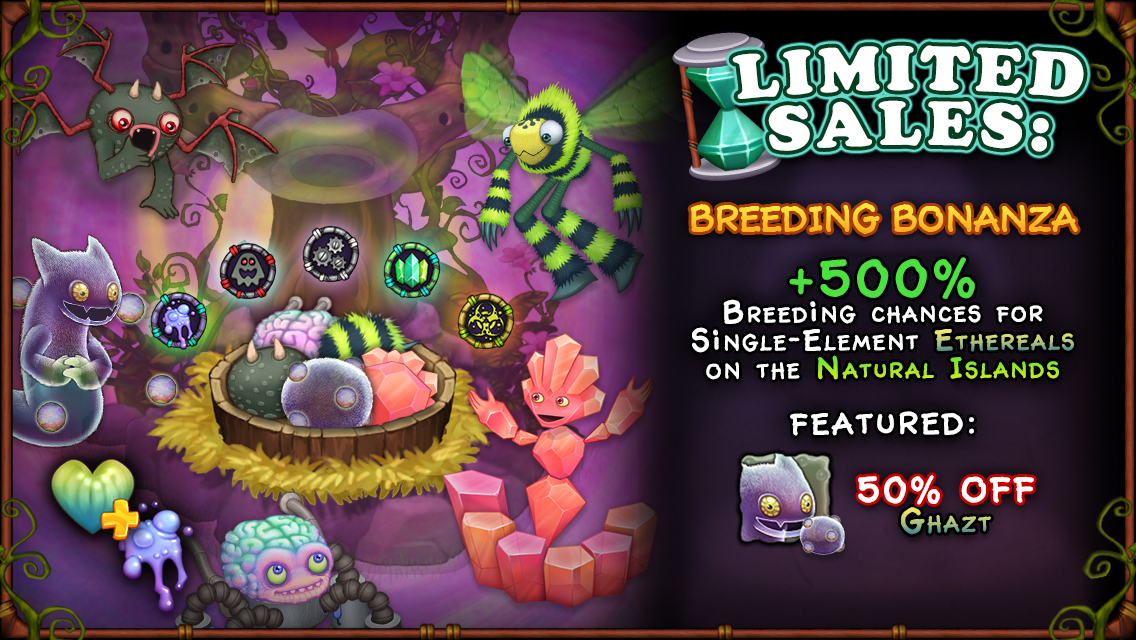 Steam :: My Singing Monsters :: YEEHAW! It's an Ethereal Breeding BONANZA!