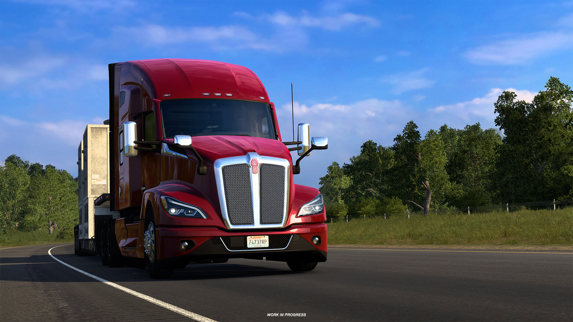 American Truck Simulator oyununa gelecek 1.55 güncellemesi ile Kenworth T680 yenilenecek