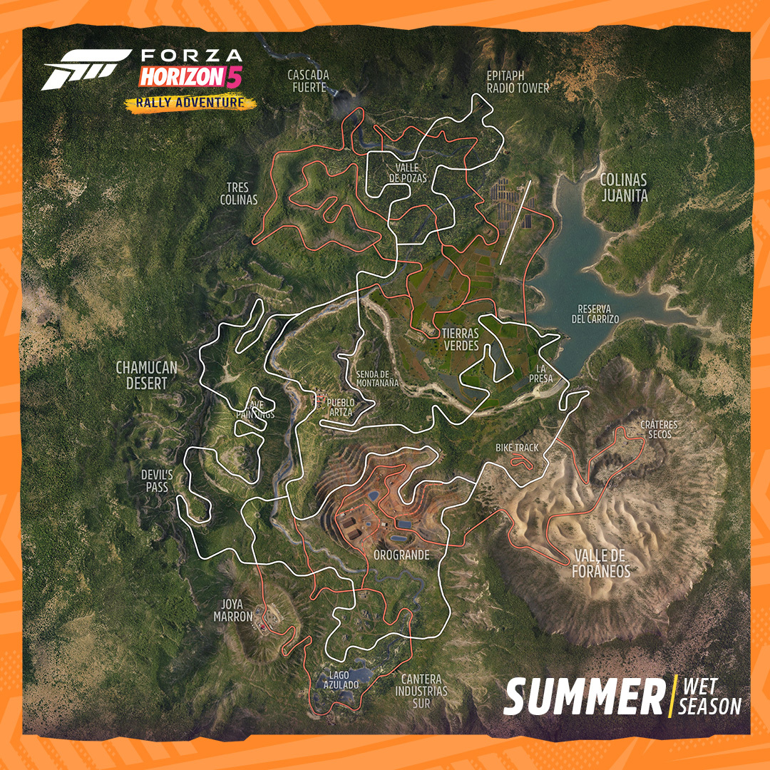 Forza Horizon Road Atlas