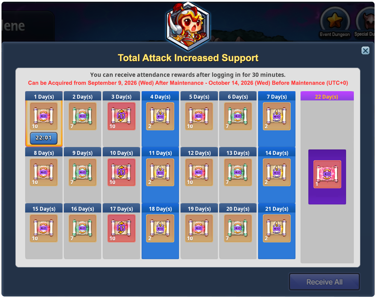 Growth Support Attendance Log