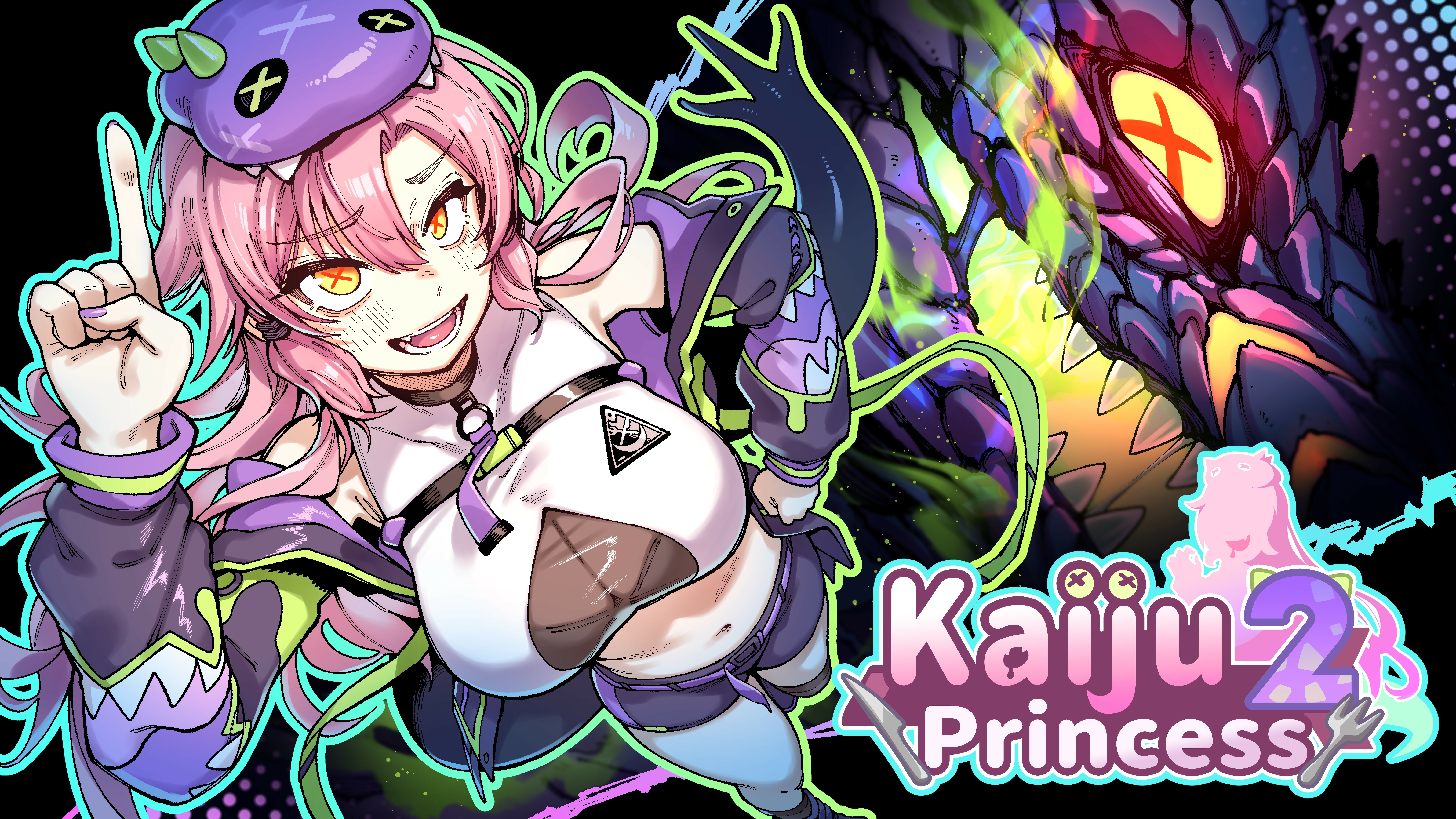Steam :: 怠惰的怪獸公主不想工作 :: 《Kaiju Princess 2》 1