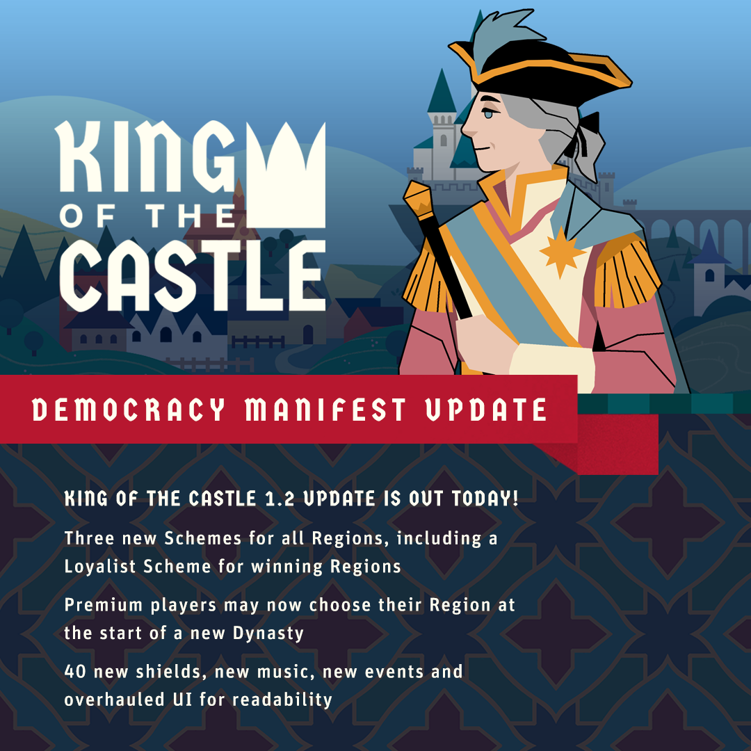 Steam :: King Of The Castle :: 1.2 Update “Democracy Manifest” is 