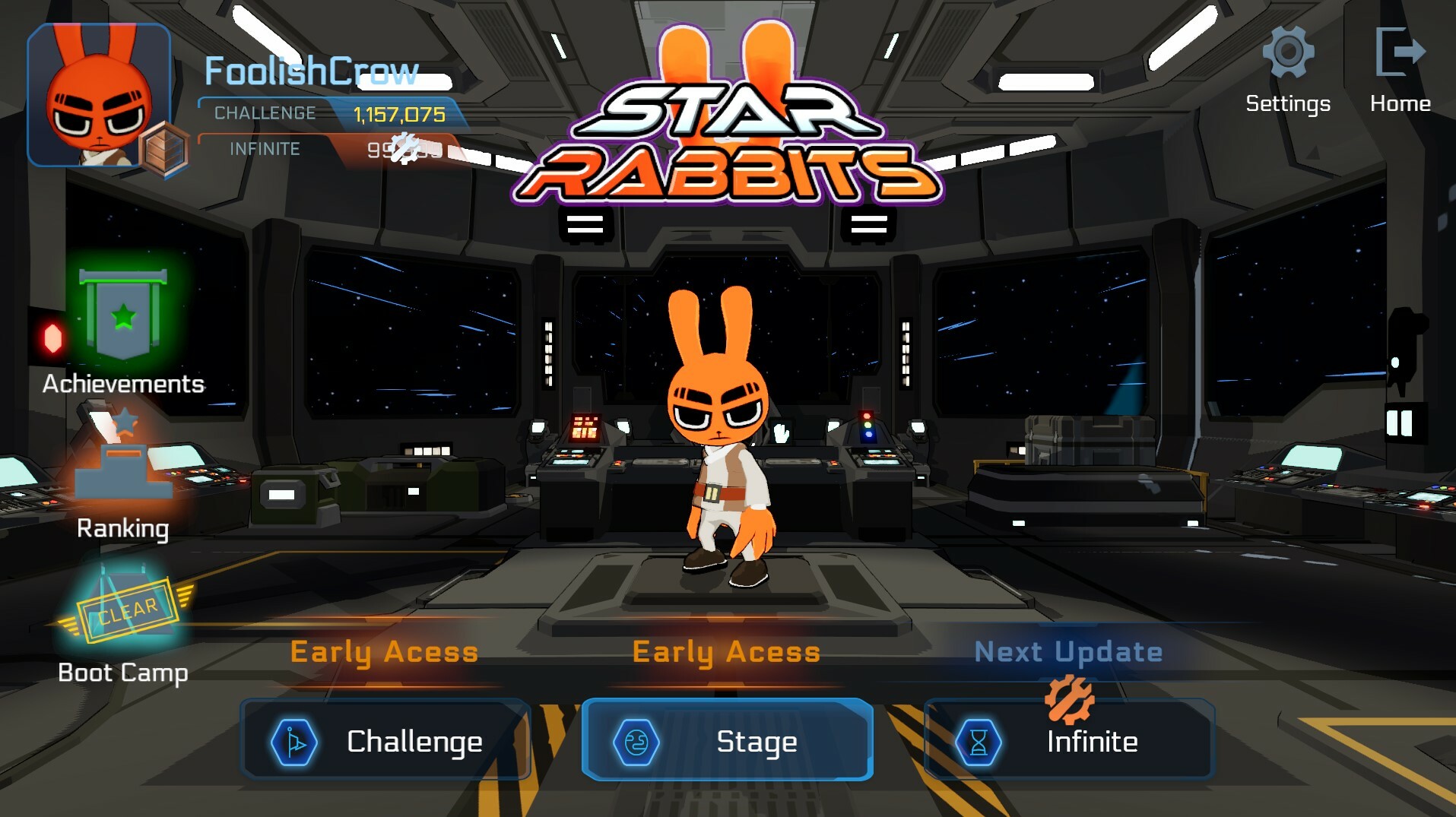 Steam :: Star Rabbits :: Added Stage Mode!