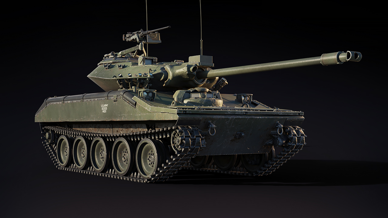 Steam :: War Thunder :: Техника Боевого пропуска: M551(76)