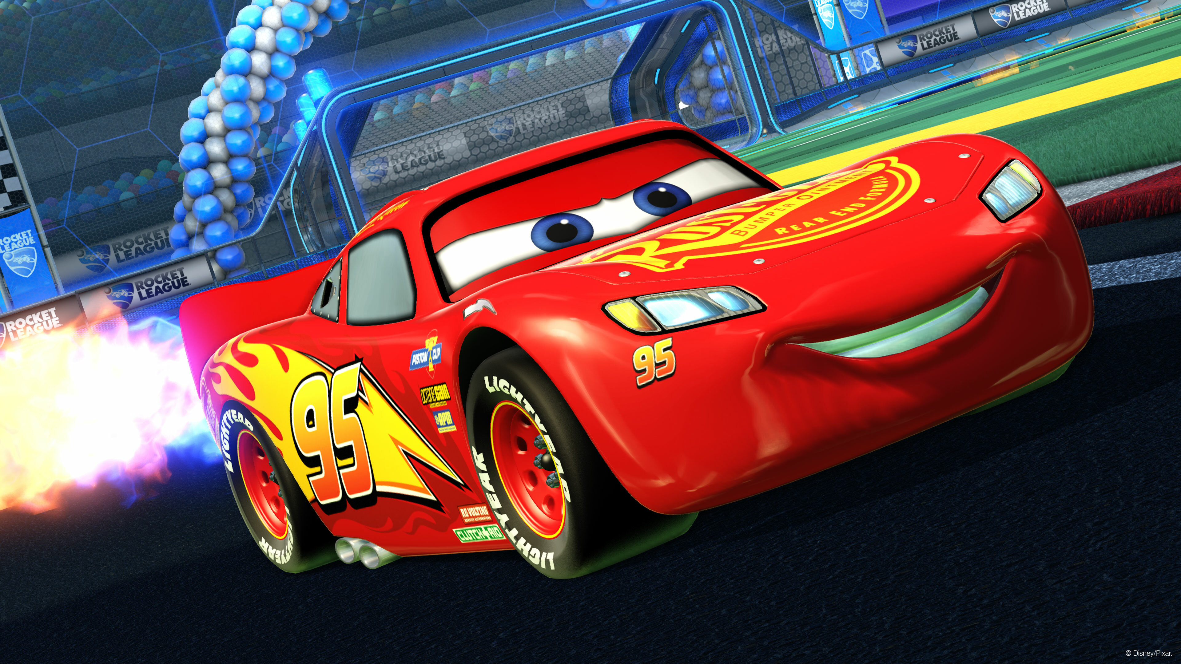 Steam Community :: Video :: Rocket League Lightning McQueen Car!