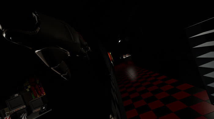 FNAF 1 Map and “Follow Me” Mini-game Scaled To The Camera Layout