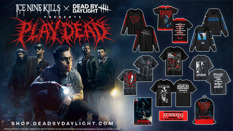 Ice Nine Kills X Dead by Daylight Merch