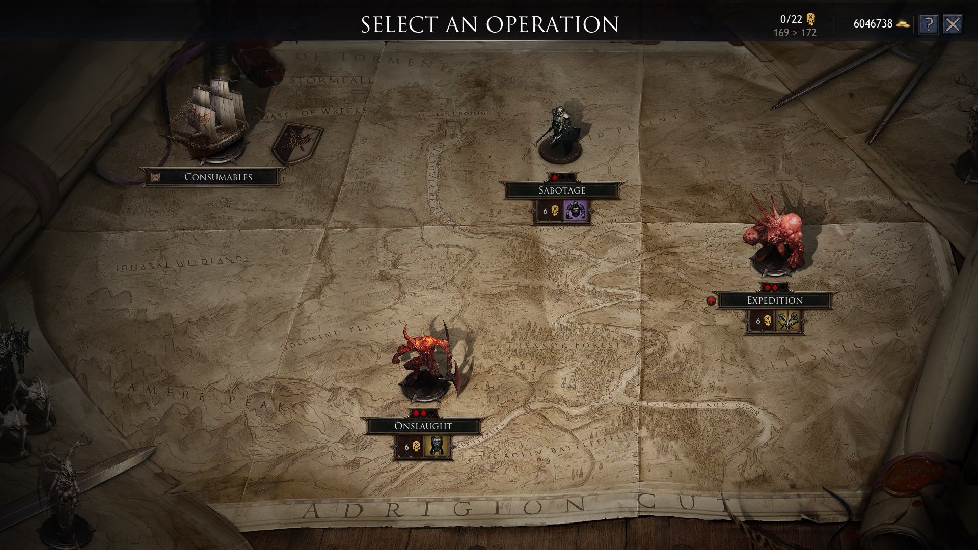 Game UI of Honor of Kings 1v1. In the main screen, there are four