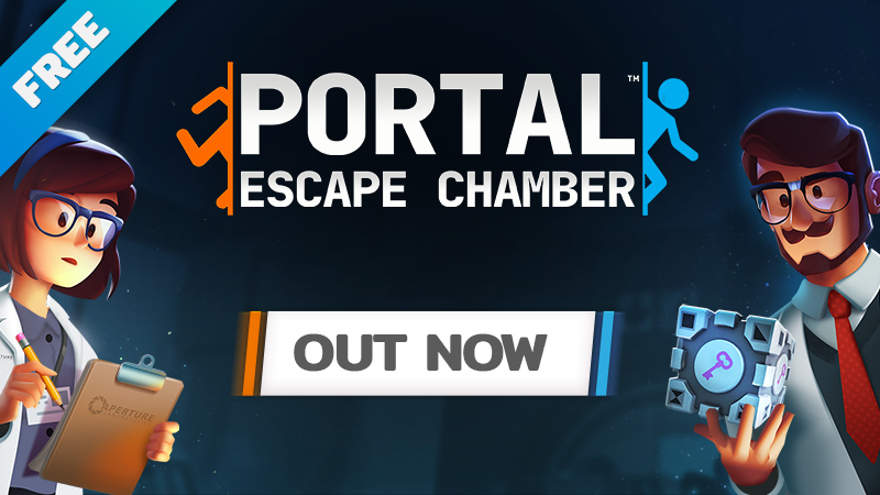 While you wait for the DLC, try our FREE ES: Portal Escape Chamber DLC!🤘