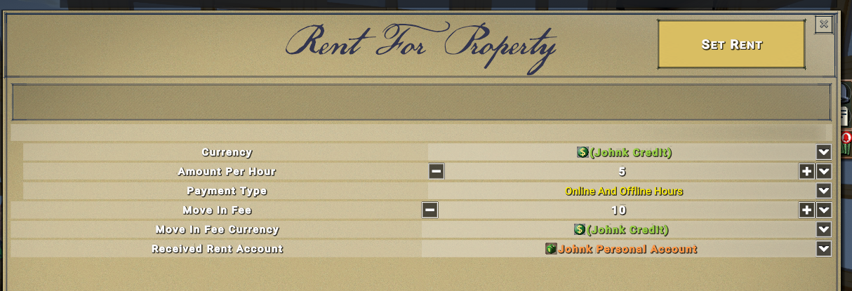 Rent