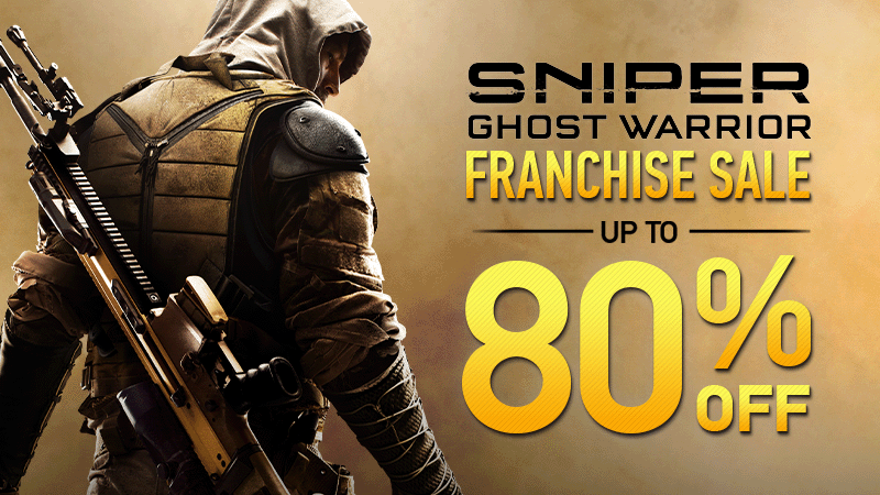 Sniper Ghost Warrior Franchise Sale - Now On!