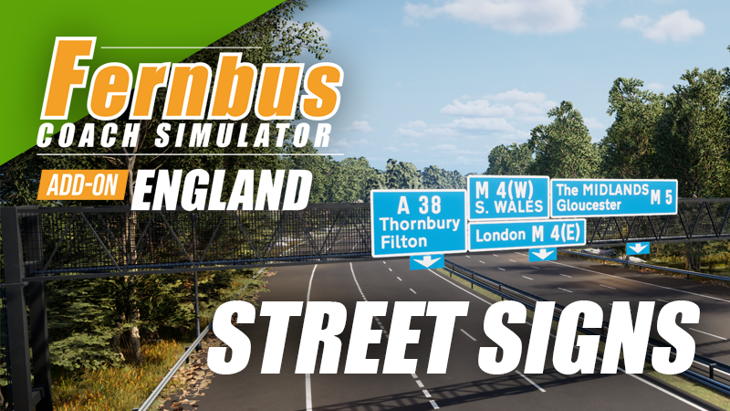 England DLC: Motorway and City Signs