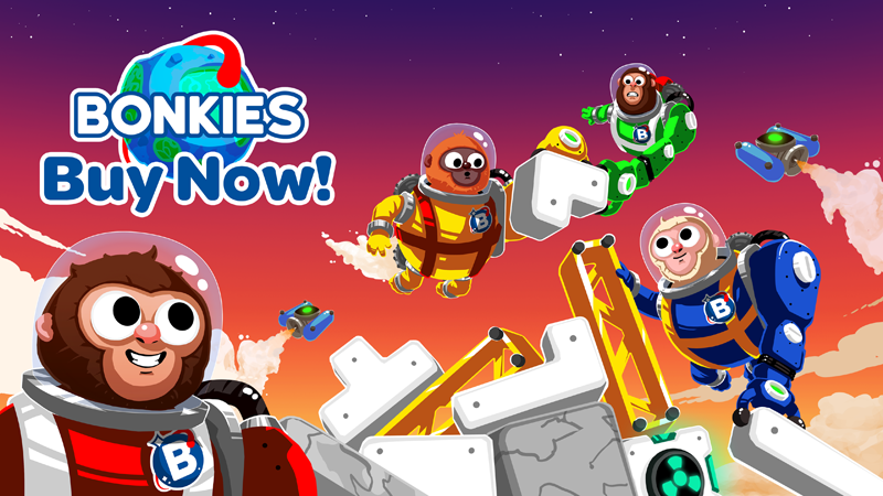 Bonkies - jolly, couch coop (1-4 players) party game is available now