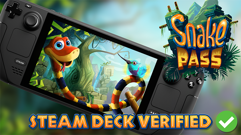 Snake Pass is Steam Deck Verified