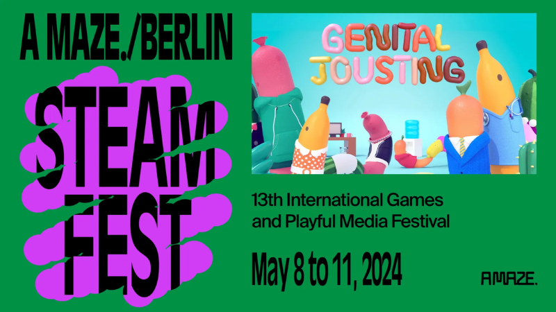 Genital Jousting is joining the party at A MAZE. Berlin
