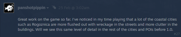 Community feedback about improving SCUM's Points of Interest