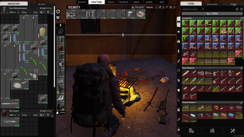 SCUM júlový update 1.3.2: TEC1 tutoriál, lov a Master Hunter
