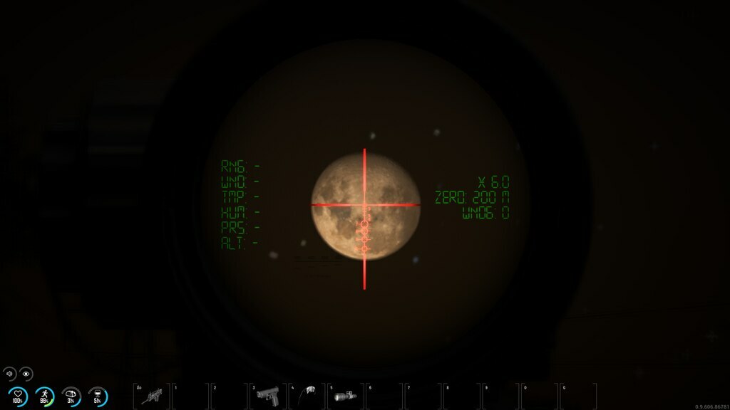 SCUM player attempting to reach a high place with bodies below
