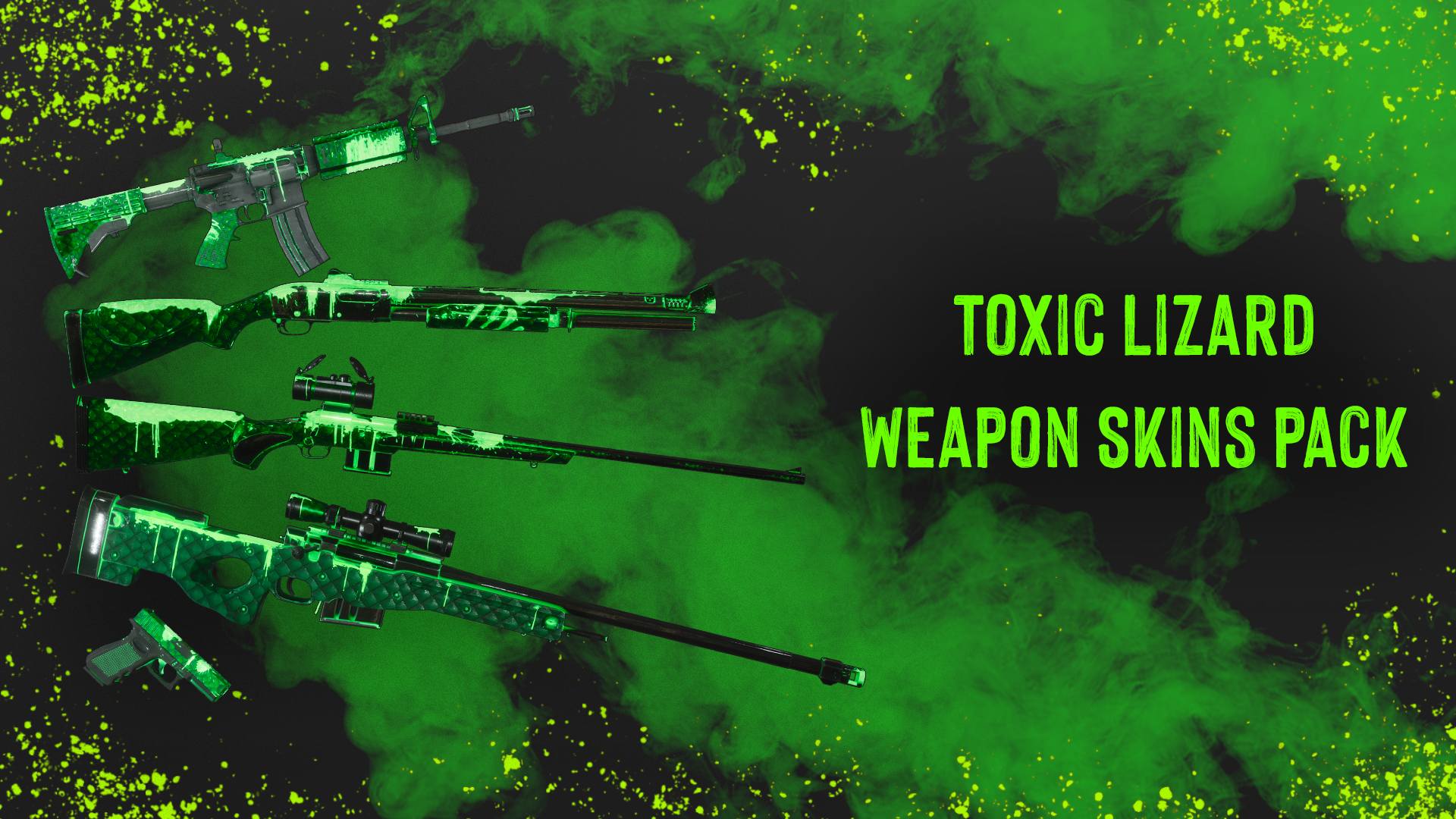 BIGFOOT - WEAPON SKINS TOXIC LIZARD no Steam