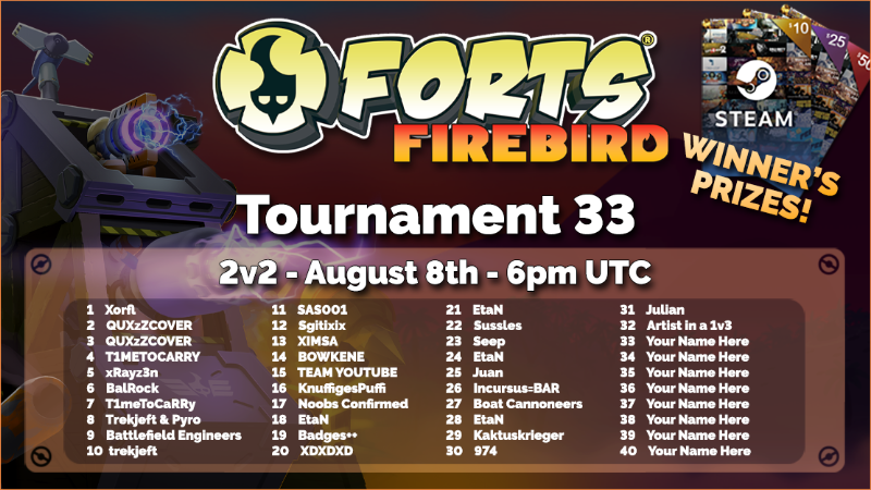 Forts - 2v2 Firebird Tournament 33
