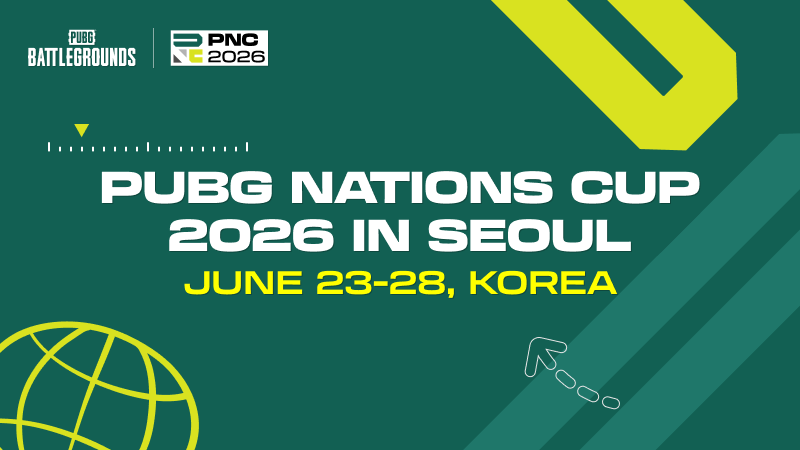 PUBG Nations Cup 2026 Returns to Seoul, Korea!