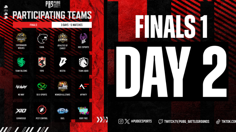 PUBG Americas Series Finals 1 - Day 2