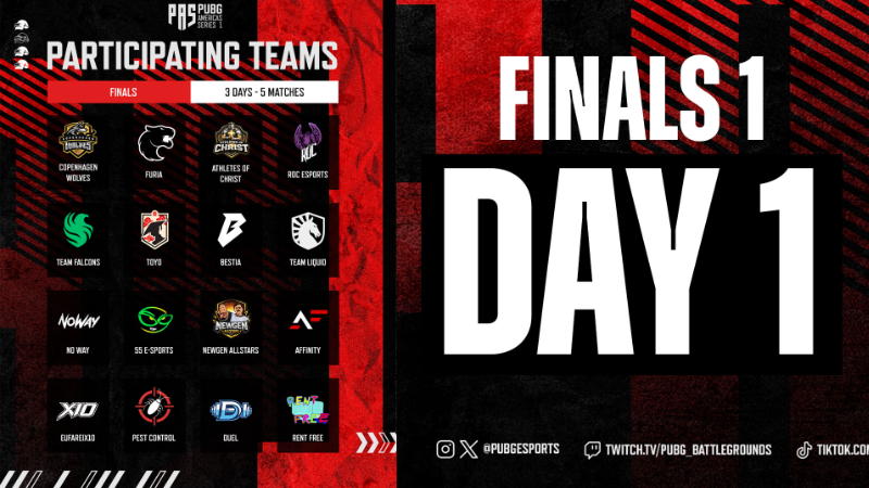 PUBG Americas Series Finals 1 - Day 1