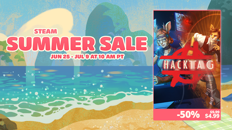 Hacktag Is 50% Off for the Steam Summer Sale!