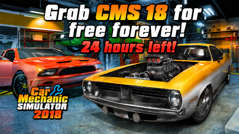 Just 24 hours left t grab CMS 2018 for free! 🔥