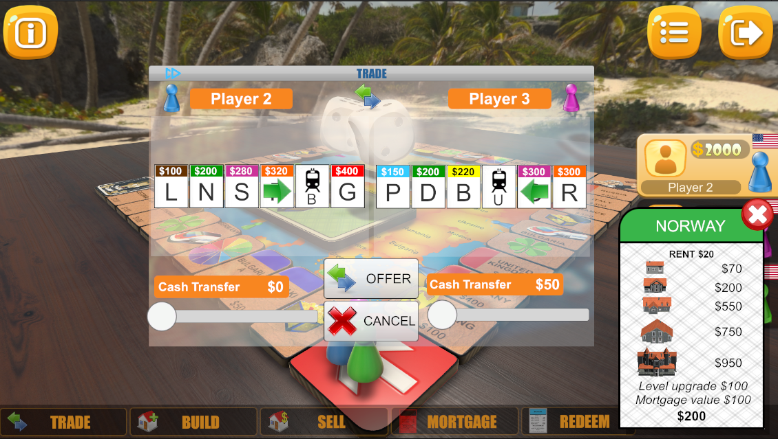 RENTO (monopoly)  Board Games Online