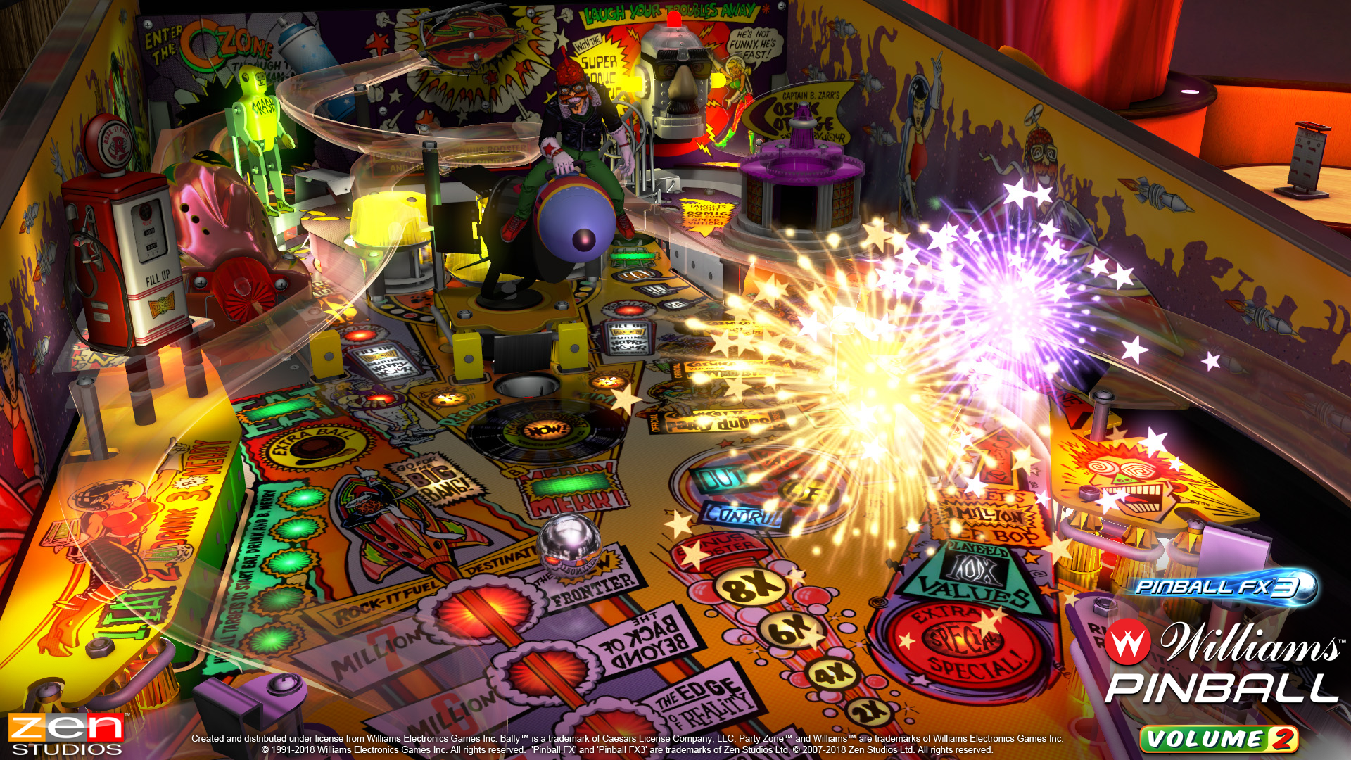 Cosmic Carnival Pinball Machine - Game Room Planet