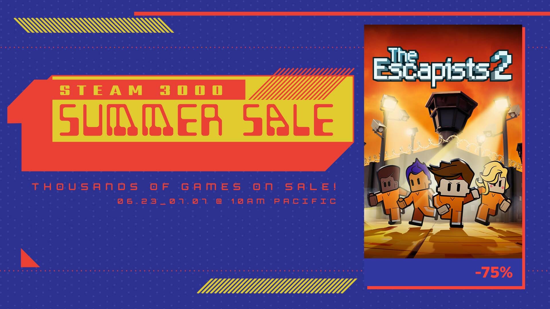 Save 75% on The Escapists 2 on Steam