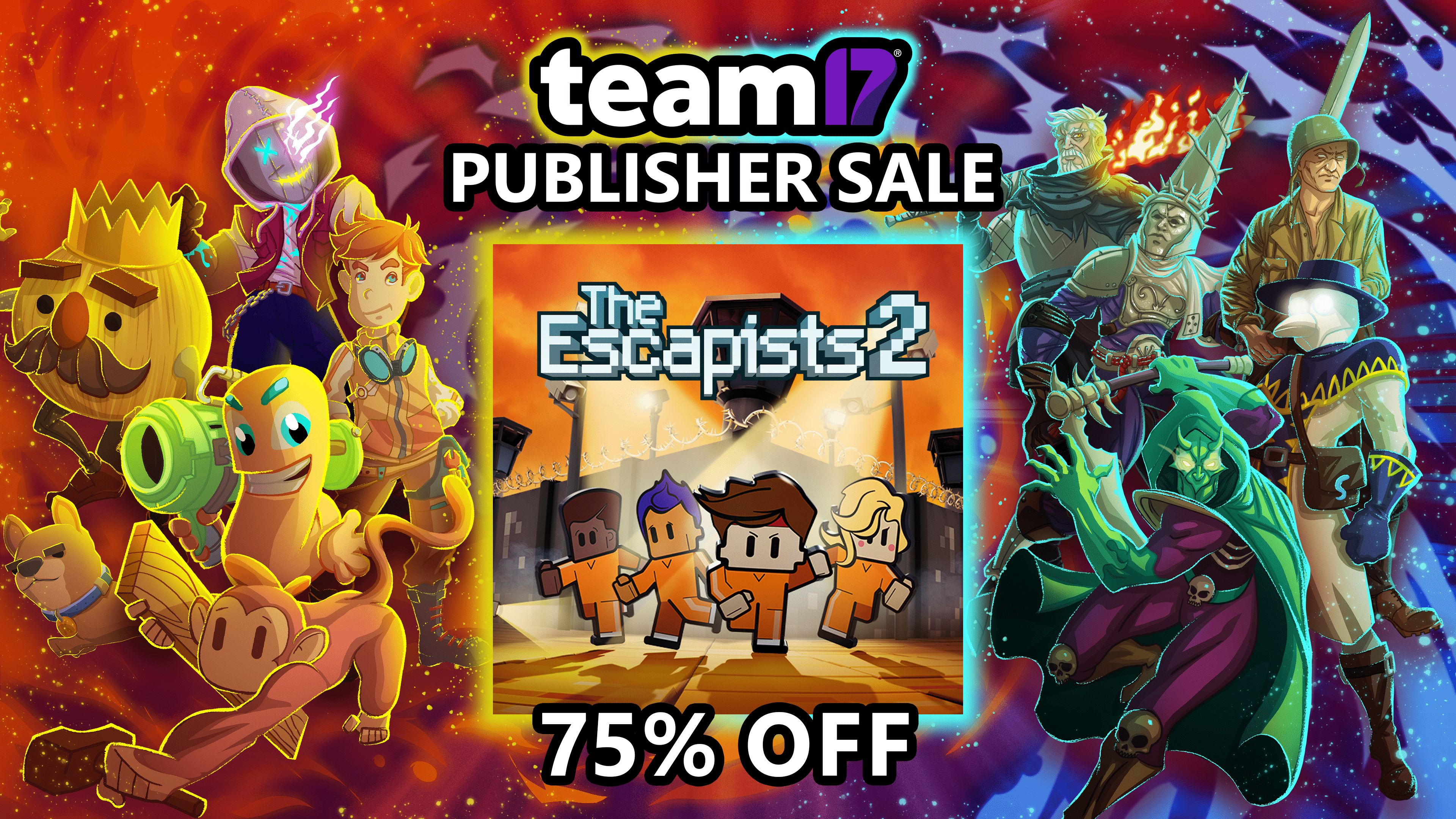 Economize 75% em The Escapists 2 no Steam