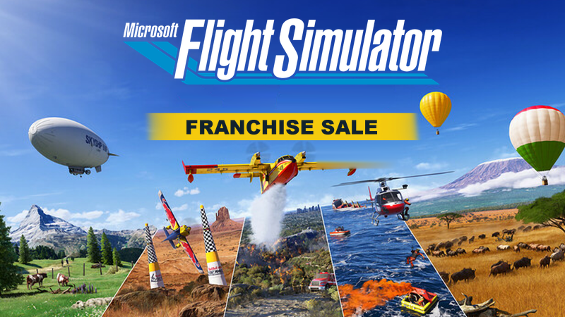 Microsoft Flight Simulator Anniversary Sale