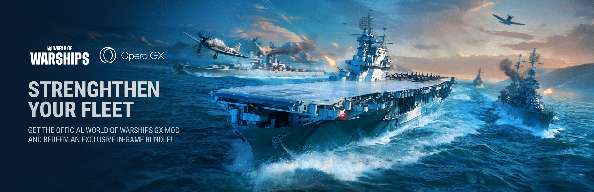 Browse the Web Like a True Captain with the WoWS x Opera GX Mod