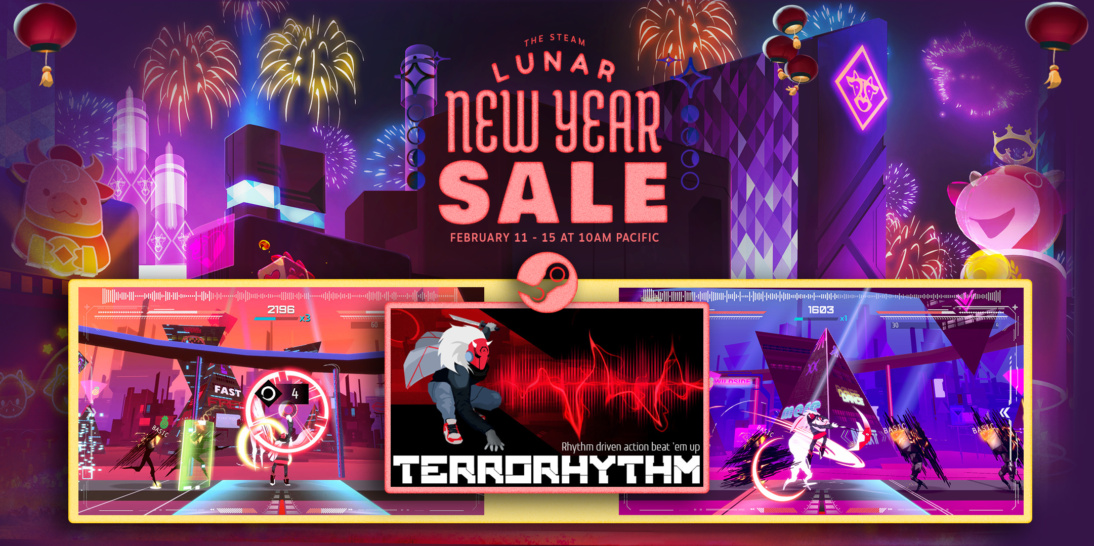 TERRORHYTHM (TRRT) - Rhythm driven action beat 'em up! no Steam