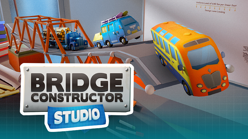 Bridge Constructor Studio announced in the Bridge Constrcutor Franchise Sale!