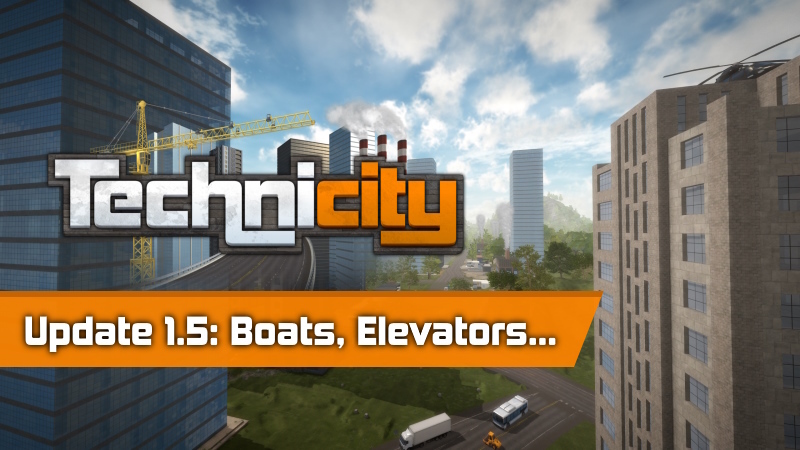 Update 1.5: Boats, elevators and more