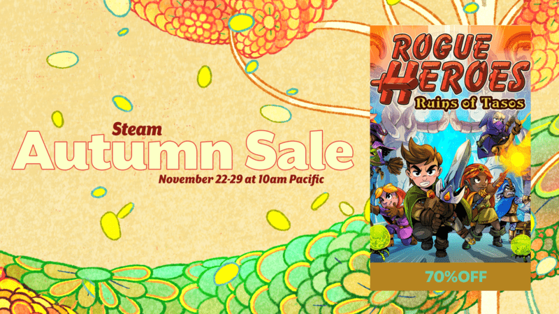 Save up to 70% on during the Steam Autumn Sale!