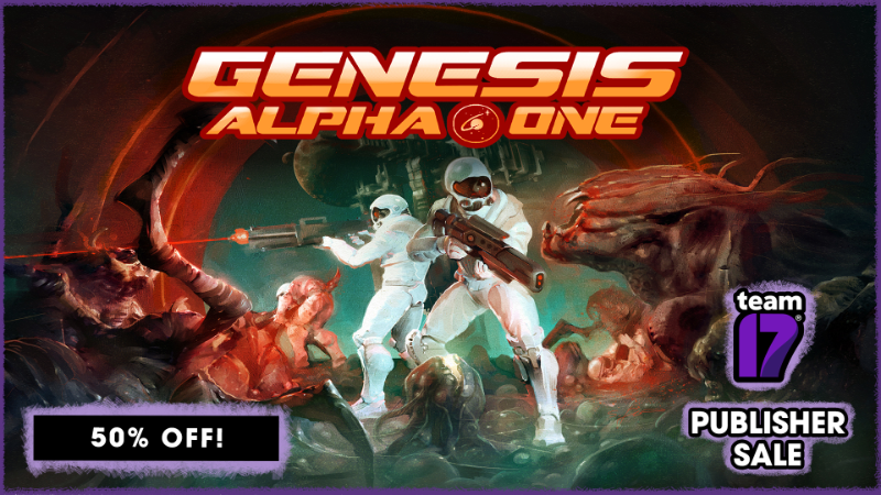 Genesis Alpha One Deluxe Edition 50% off in the Team17 Publisher Sale